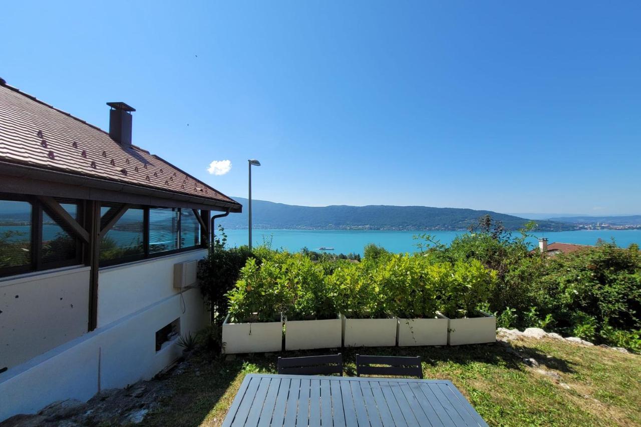 Maisonnette Vue Panoramique Lac D'Annecy Veyrier-du-Lac Dış mekan fotoğraf