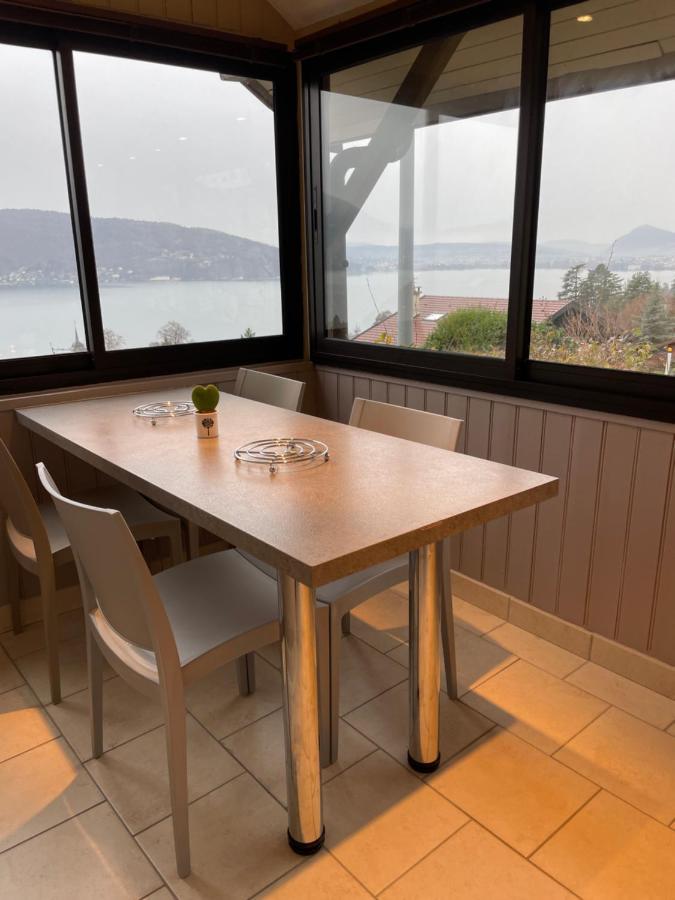 Maisonnette Vue Panoramique Lac D'Annecy Veyrier-du-Lac Dış mekan fotoğraf