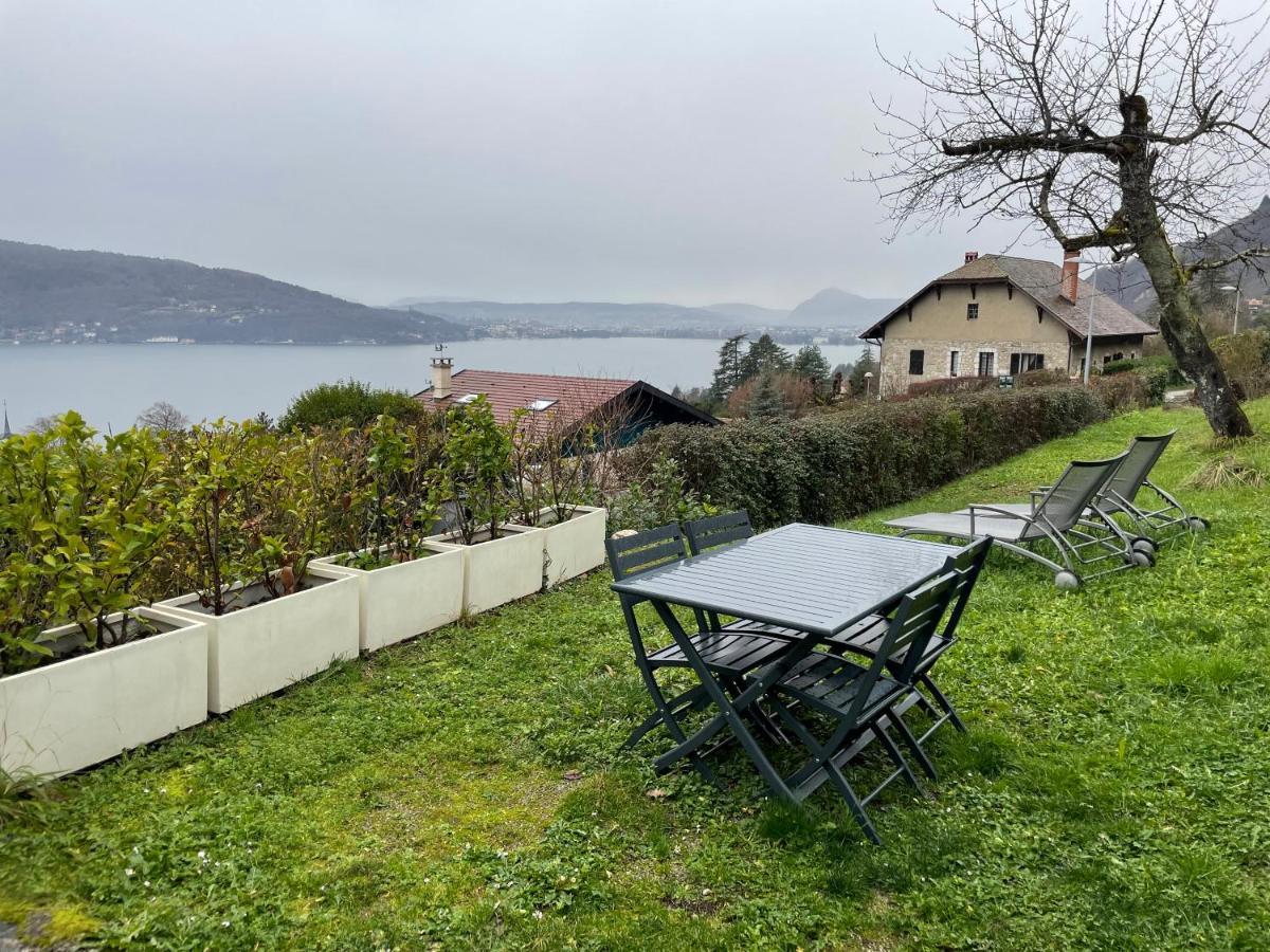 Maisonnette Vue Panoramique Lac D'Annecy Veyrier-du-Lac Dış mekan fotoğraf