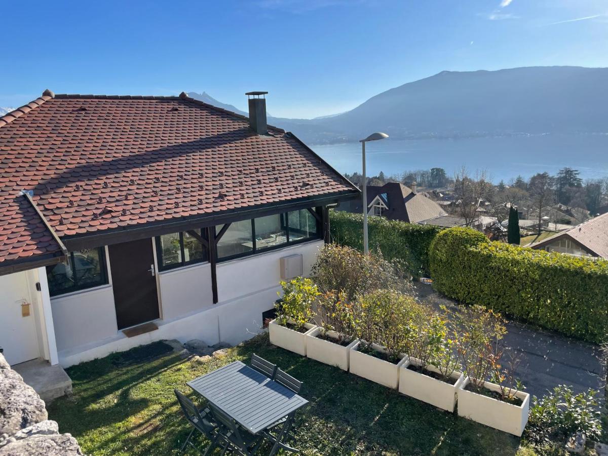 Maisonnette Vue Panoramique Lac D'Annecy Veyrier-du-Lac Dış mekan fotoğraf