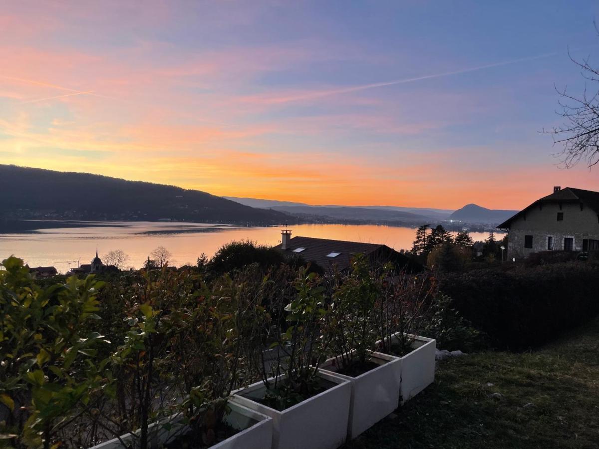 Maisonnette Vue Panoramique Lac D'Annecy Veyrier-du-Lac Dış mekan fotoğraf