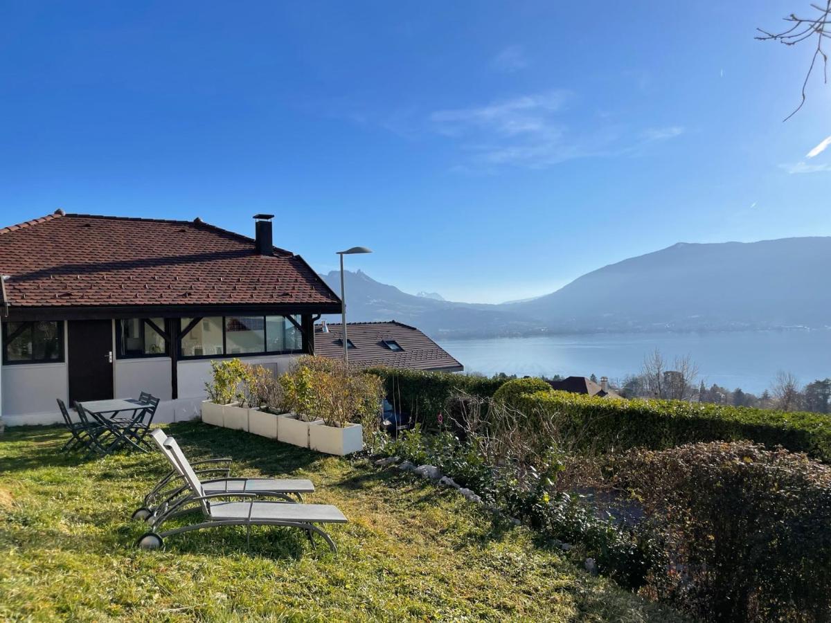 Maisonnette Vue Panoramique Lac D'Annecy Veyrier-du-Lac Dış mekan fotoğraf