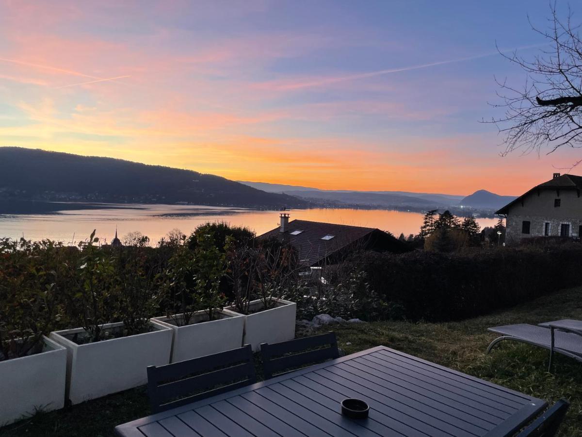 Maisonnette Vue Panoramique Lac D'Annecy Veyrier-du-Lac Dış mekan fotoğraf
